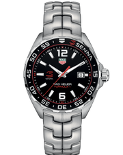  Shop Authentic Tag Heuer Formula 1 Senna Limited Edition Black Dial Silver Steel Strap Watch for Men - WAZ1012.BA0883 - Luxxuri