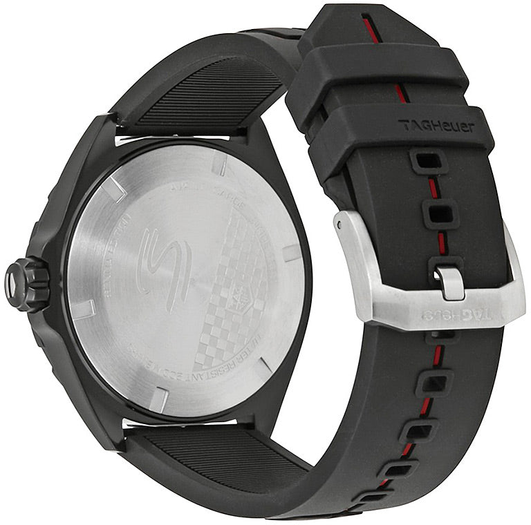  Shop Authentic Tag Heuer Formula 1 Senna Special Edition Black Dial Two Tone Rubber Strap Watch for Men - WAZ1014.FT8027 - Luxxuri