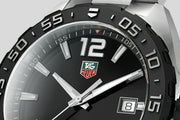 Shop Authentic Tag Heuer Formula 1 Quartz Black Dial Silver Steel Strap Watch for Men - WAZ1110.BA0875 - Luxxuri