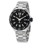  Shop Authentic Tag Heuer Formula 1 Quartz Black Dial Silver Steel Strap Watch for Men - WAZ1110.BA0875 - Luxxuri