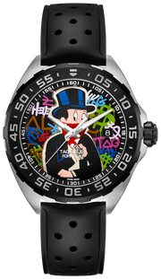  Shop Authentic Tag Heuer Formula 1 Alec Monopoly Special Edition Black Rubber Strap Watch for Men - WAZ1117.FT8023 - Luxxuri