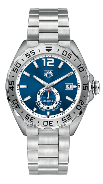  Shop Authentic Tag Heuer Formula 1 Calibre 6 Automatic Blue Dial Silver Steel Strap Watch for Men - WAZ2014.BA0842 - Luxxuri