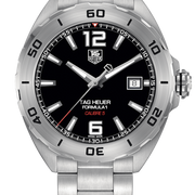  Shop Authentic Tag Heuer Formula 1 Automatic Black Dial Silver Steel Strap Watch for Men - WAZ2113.BA0875 - Luxxuri