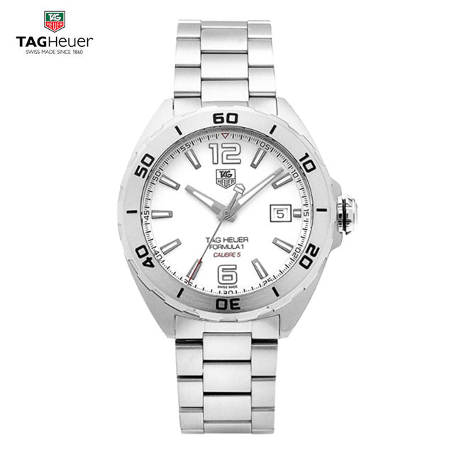  Shop Authentic Tag Heuer Formula 1 White Dial Watch for Men - WAZ2114.BA0875 - Luxxuri