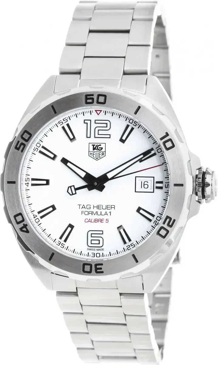  Shop Authentic Tag Heuer Formula 1 White Dial Watch for Men - WAZ2114.BA0875 - Luxxuri