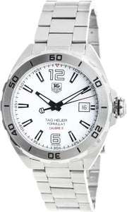  Shop Authentic Tag Heuer Formula 1 White Dial Watch for Men - WAZ2114.BA0875 - Luxxuri