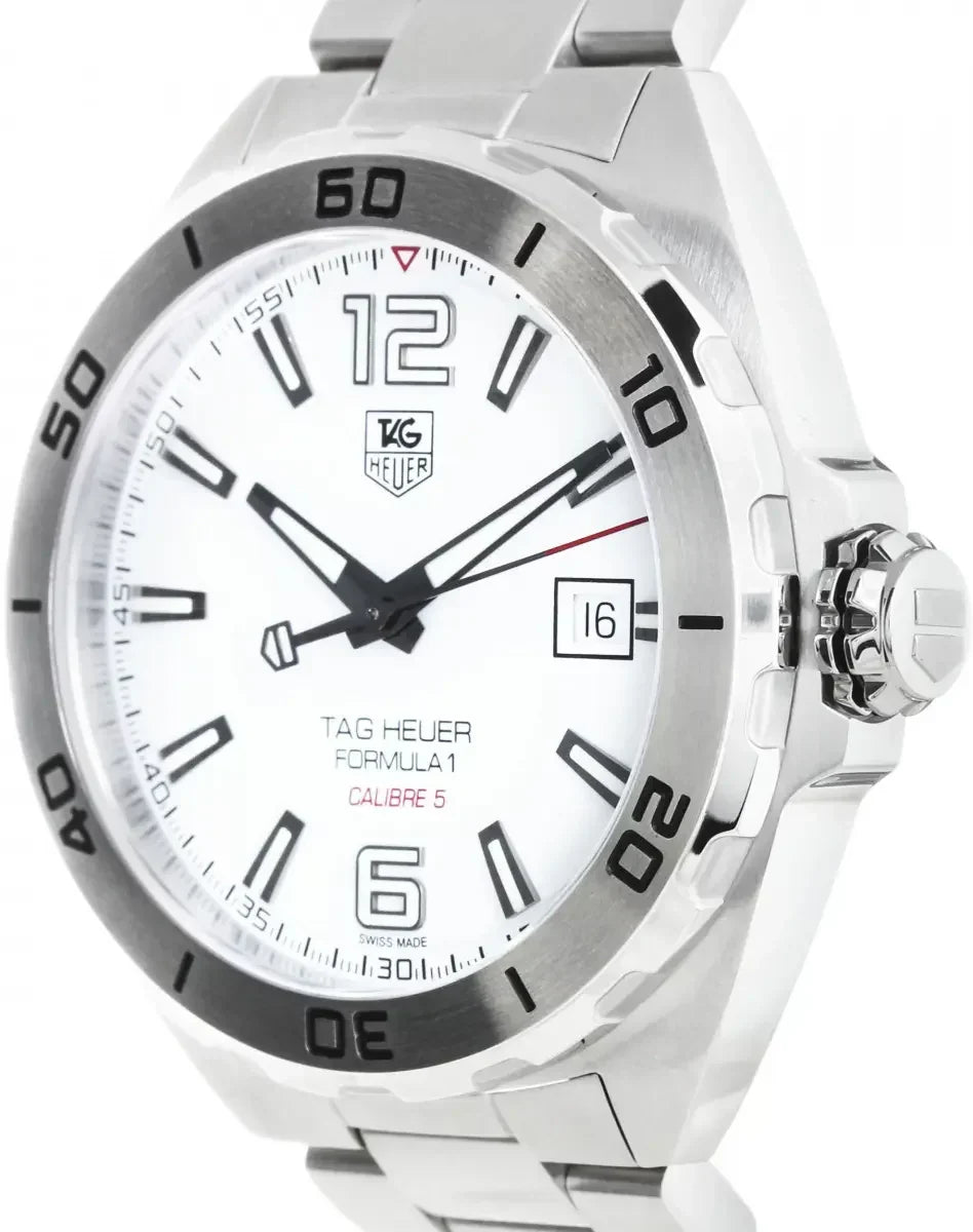  Shop Authentic Tag Heuer Formula 1 White Dial Watch for Men - WAZ2114.BA0875 - Luxxuri