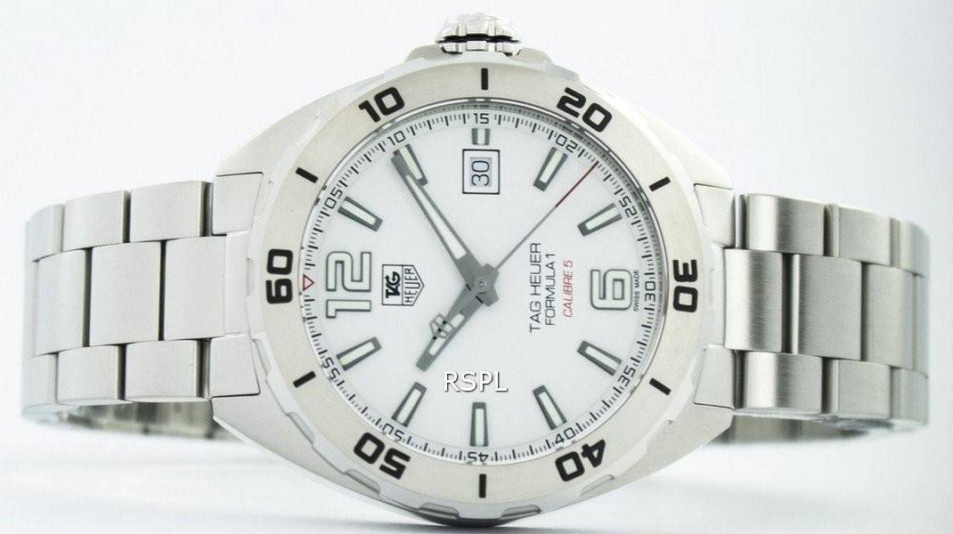 Shop Authentic Tag Heuer Formula 1 White Dial Watch for Men - WAZ2114.BA0875 - Luxxuri