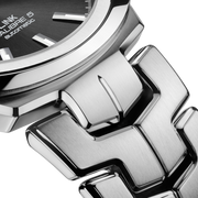  Shop Authentic Tag Heuer Link Quartz Black Dial Silver Steel Strap Watch for Women - WBC2110.BA0603 - Luxxuri
