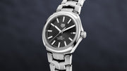  Shop Authentic Tag Heuer Link Quartz Black Dial Silver Steel Strap Watch for Women - WBC2110.BA0603 - Luxxuri