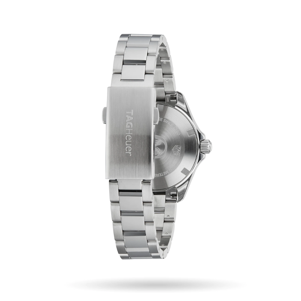  Shop Authentic Tag Heuer Aquaracer White Mother of Pearl Dial Silver Steel Strap Watch for Women - WBD1311.BA0740 - Luxxuri