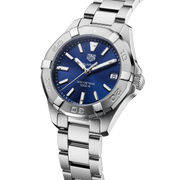  Shop Authentic Tag Heuer Aquaracer Quartz Blue Dial Silver Steel Strap Watch for Women - WBD1312.BA0740 - Luxxuri