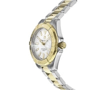  Shop Authentic Tag Heuer Aquaracer Mother of Pearl Dial Two Tone Steel Strap Watch for Women - WBD1320.BB0320 - Luxxuri
