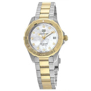  Shop Authentic Tag Heuer Aquaracer White Mother of Pearl Dial Two Tone Steel Strap Watch for Women - WBD1322.BB0320 - Luxxuri
