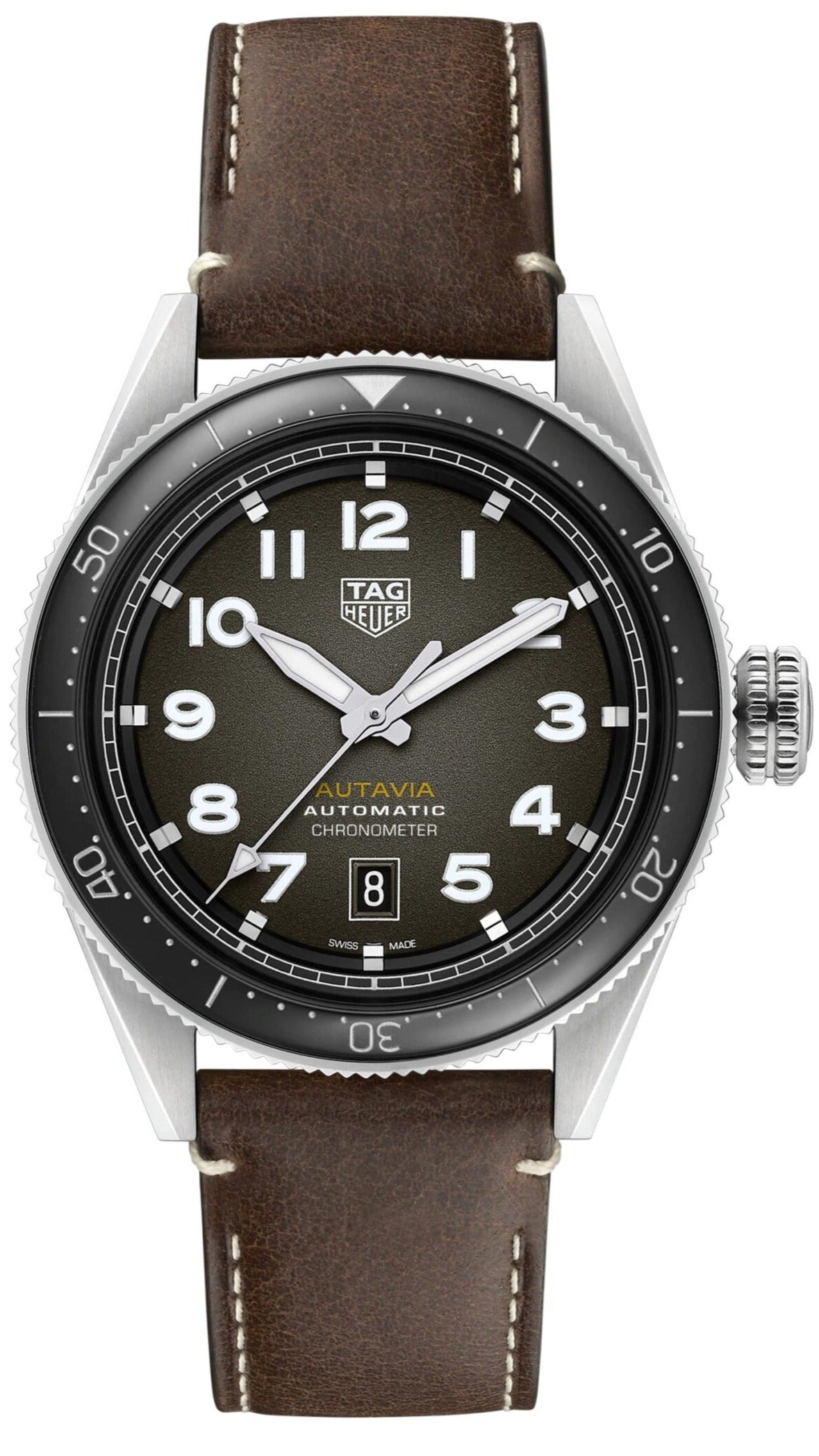  Shop Authentic Tag Heuer Autavia Automatic Grey Dial Watch for Men - WBE5114.FC8266 - Luxxuri