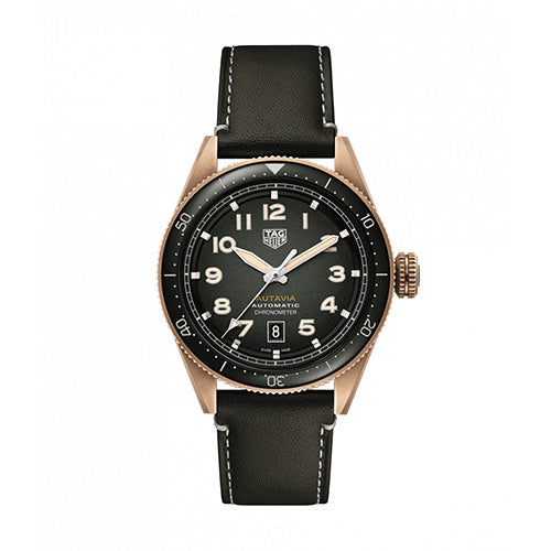  Shop Authentic Tag Heuer Autavia Olive Green Dial Watch for Men - WBE5190.FC8268 - Luxxuri