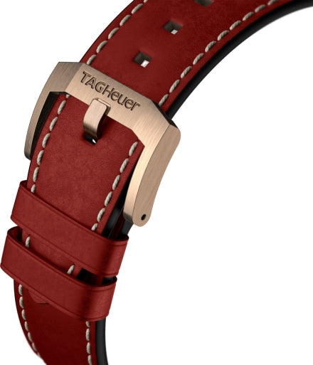  Shop Authentic Tag Heuer Autavia Maroon Dial Watch for Men - WBE5193.FC8300 - Luxxuri