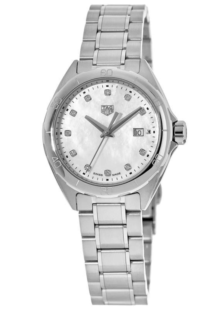  Shop Authentic Tag Heuer Formula 1 White Mother of Pearl Dial Silver Steel Strap Watch for Women - WBJ1319.BA0666 - Luxxuri