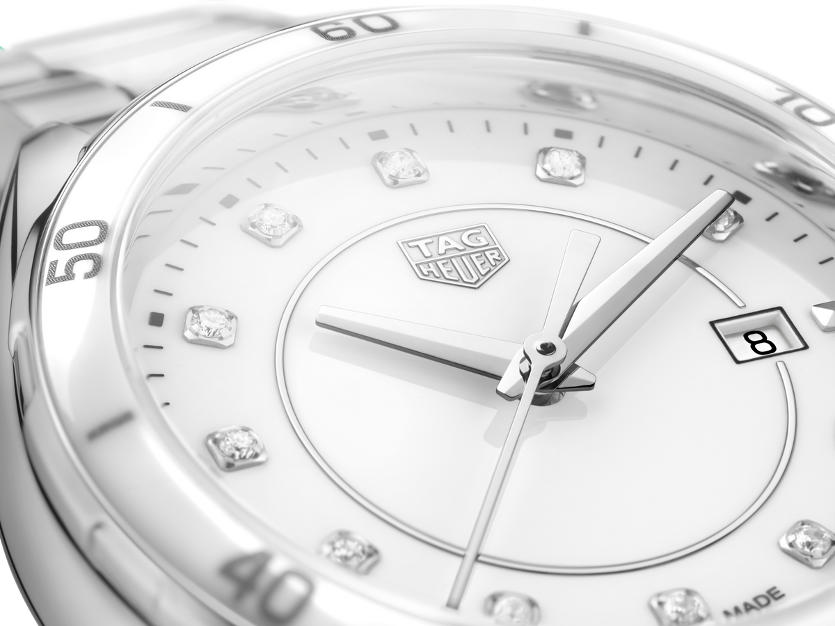  Shop Authentic Tag Heuer Formula 1 Diamonds White Dial Two Tone Steel Strap Watch for Women - WBJ141AD.BA0974 - Luxxuri
