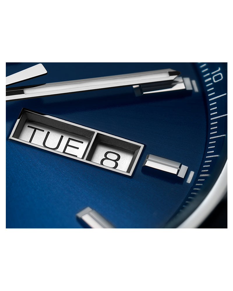  Shop Authentic Tag Heuer Carrera Day Date Blue Dial Silver Steel Strap Watch for Women - WBN2012.BA0640 - Luxxuri