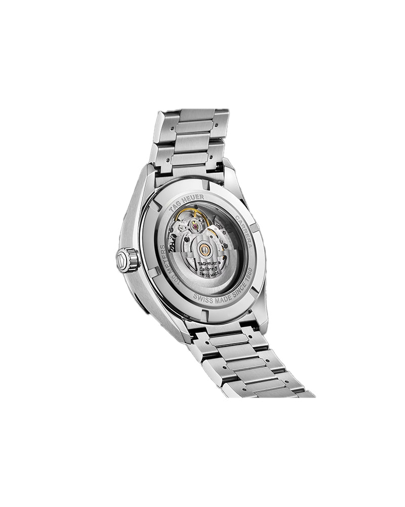  Shop Authentic Tag Heuer Carrera Day Date Black Dial Silver Steel Strap Watch for Men - WBN2013.BA0640 - Luxxuri