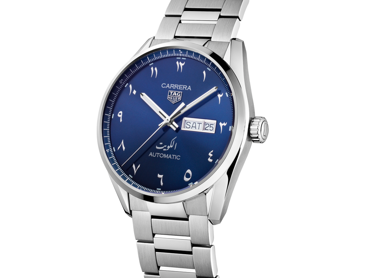  Shop Authentic Tag Heuer Carrera Automatic Blue Dial Silver Steel Strap Watch for Men - WBN2016.BA0640 - Luxxuri