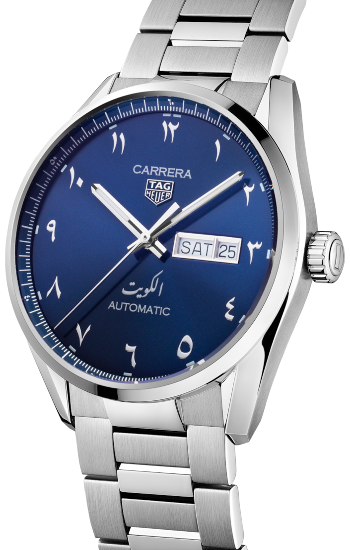  Shop Authentic Tag Heuer Carrera Automatic Blue Dial Silver Steel Strap Watch for Men - WBN2016.BA0640 - Luxxuri