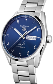  Shop Authentic Tag Heuer Carrera Automatic Blue Dial Silver Steel Strap Watch for Men - WBN2016.BA0640 - Luxxuri