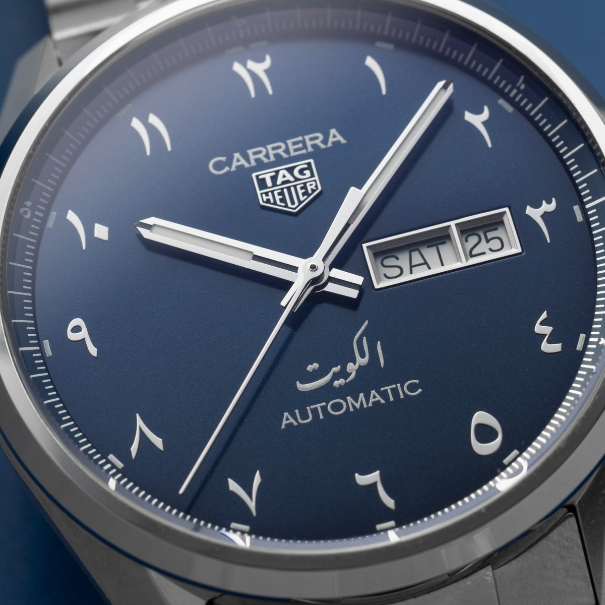  Shop Authentic Tag Heuer Carrera Automatic Blue Dial Silver Steel Strap Watch for Men - WBN2016.BA0640 - Luxxuri