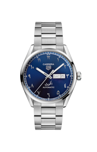  Shop Authentic Tag Heuer Carrera Automatic Blue Dial Silver Steel Strap Watch for Men - WBN2016.BA0640 - Luxxuri