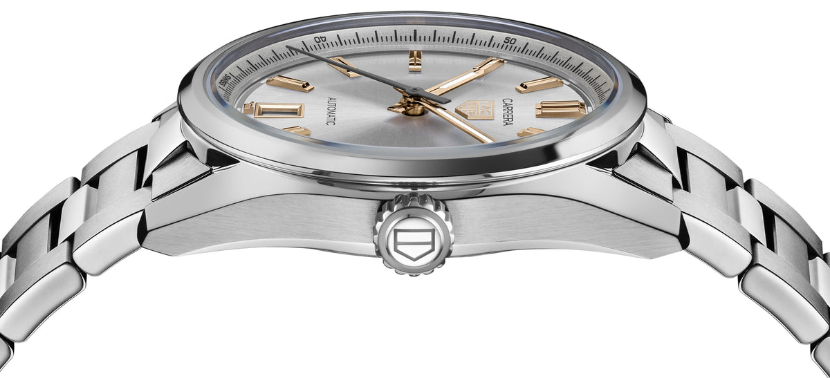  Shop Authentic Tag Heuer Carrera Date Silver Dial Silver Steel Strap Watch for Women - WBN2310.BA0001 - Luxxuri