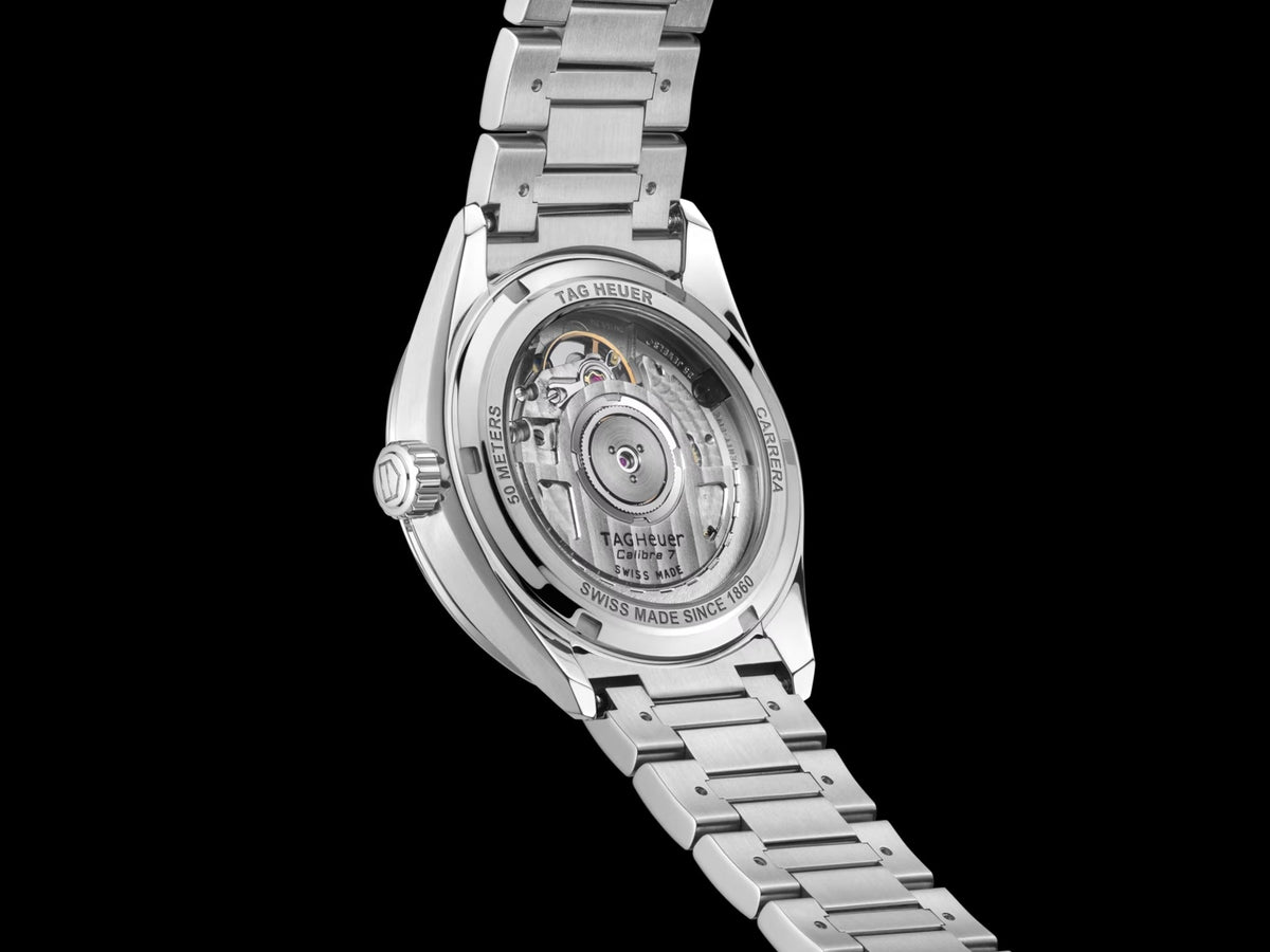  Shop Authentic Tag Heuer Carrera Date Blue Dial Silver Steel Strap Watch for Women - WBN2311.BA0001 - Luxxuri