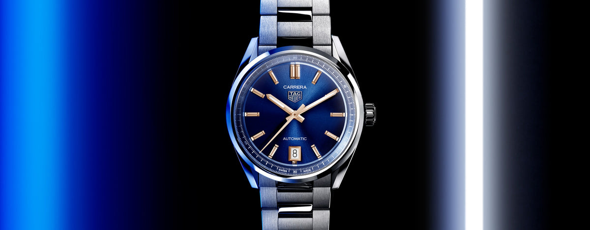  Shop Authentic Tag Heuer Carrera Date Blue Dial Silver Steel Strap Watch for Women - WBN2311.BA0001 - Luxxuri