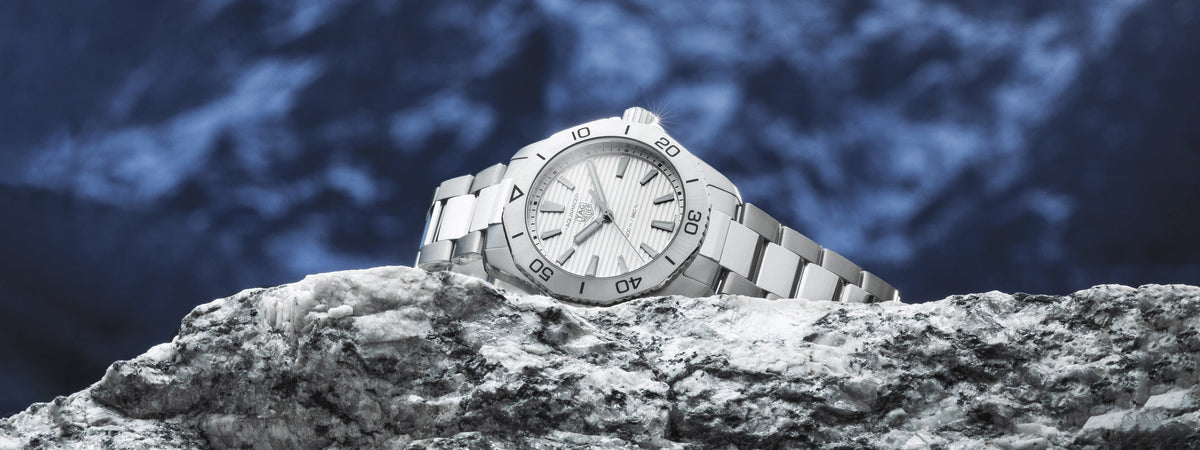  Shop Authentic Tag Heuer Aquaracer Professional 200 Quartz Silver Dial Silver Steel Strap Watch for Men - WBP1111.BA0627 - Luxxuri