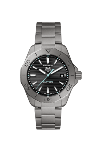  Shop Authentic Tag Heuer Aquaracer Professional 200 Solargraph Quartz Black Dial Silver Steel Strap Watch for Men - WBP1180.BF0000 - Luxxuri