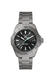  Shop Authentic Tag Heuer Aquaracer Professional 200 Solargraph Quartz Black Dial Silver Steel Strap Watch for Men - WBP1180.BF0000 - Luxxuri