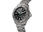  Shop Authentic Tag Heuer Aquaracer Professional 200 Solargraph Quartz Black Dial Silver Steel Strap Watch for Men - WBP1180.BF0000 - Luxxuri