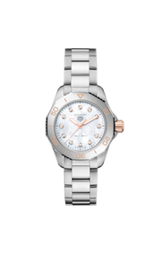  Shop Authentic Tag Heuer Aquaracer Professional 200 Quartz Diamonds White Dial Silver Steel Strap Watch for Women - WBP1450.BA0622 - Luxxuri