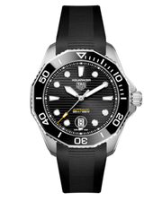  Shop Authentic Tag Heuer Aquaracer Professional 300 Automatic Black Dial Black Rubber Strap Watch for Men - WBP201A.FT6197 - Luxxuri