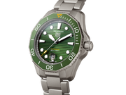  Shop Authentic Tag Heuer Aquaracer Professional 300 Automatic Green Dial Silver Steel Strap Watch for Men - WBP208B.BF0631 - Luxxuri