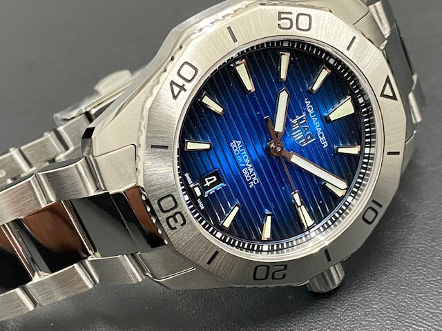  Shop Authentic Tag Heuer Aquaracer Professional 200 Automatic Blue Dial Silver Steel Strap Watch for Men - WBP2111.BA0627 - Luxxuri
