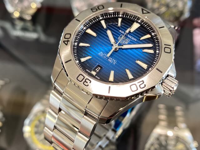  Shop Authentic Tag Heuer Aquaracer Professional 200 Automatic Blue Dial Silver Steel Strap Watch for Men - WBP2111.BA0627 - Luxxuri