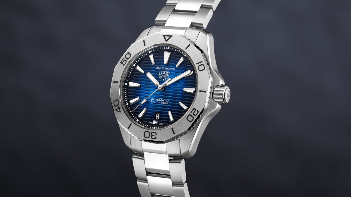  Shop Authentic Tag Heuer Aquaracer Professional 200 Automatic Blue Dial Silver Steel Strap Watch for Men - WBP2111.BA0627 - Luxxuri