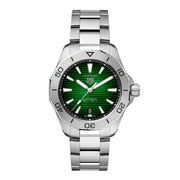  Shop Authentic Tag Heuer Aquaracer Professional 200 Automatic Green Dial Silver Steel Strap Watch for Men - WBP2115.BA0627 - Luxxuri