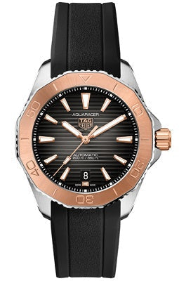  Shop Authentic Tag Heuer Aquaracer Professional 200 Automatic Black Dial Black Rubber Strap Watch for Men - WBP2151.FT6199 - Luxxuri