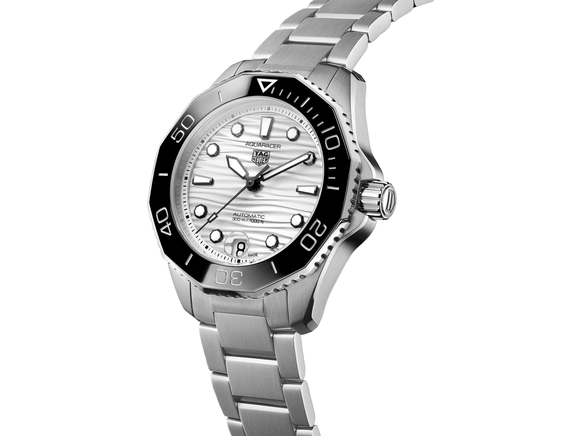 Shop Authentic Tag Heuer Aquaracer Professional 300 Automatic White Dial Silver Steel Strap Watch for Men - WBP231C.BA0626 - Luxxuri