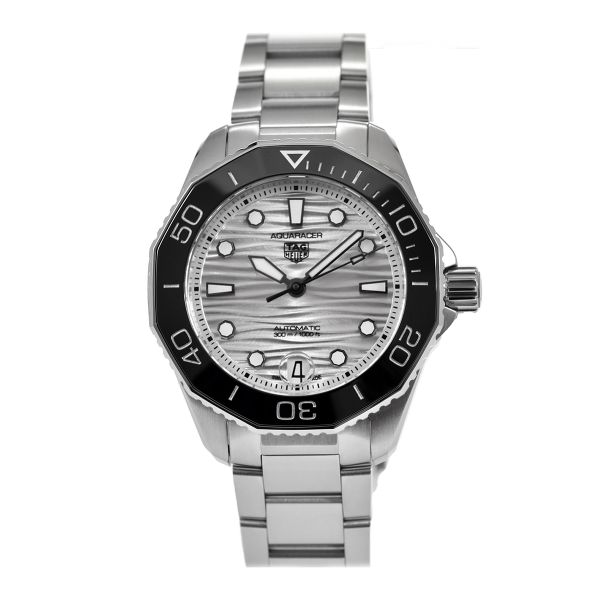  Shop Authentic Tag Heuer Aquaracer Professional 300 Automatic White Dial Silver Steel Strap Watch for Men - WBP231C.BA0626 - Luxxuri