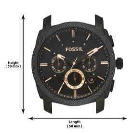  Shop Authentic Fossil Machine Chronograph Black Dial Black Steel Strap Watch for Men - FS4682 - Luxxuri