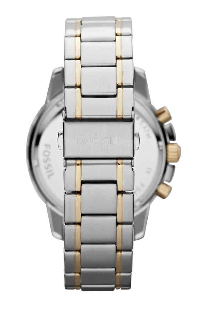  Shop Authentic Fossil Dean Chronograph White Dial Silver Steel Strap Watch for Men - FS4795 - Luxxuri