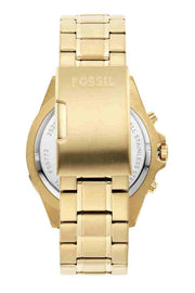  Shop Authentic Fossil Garrett Chronograph Gold Dial Gold Steel Strap Watch for Men - FS5772 - Luxxuri